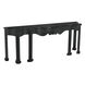 Estate 84 X 20 inch Hand Rubbed Black Console