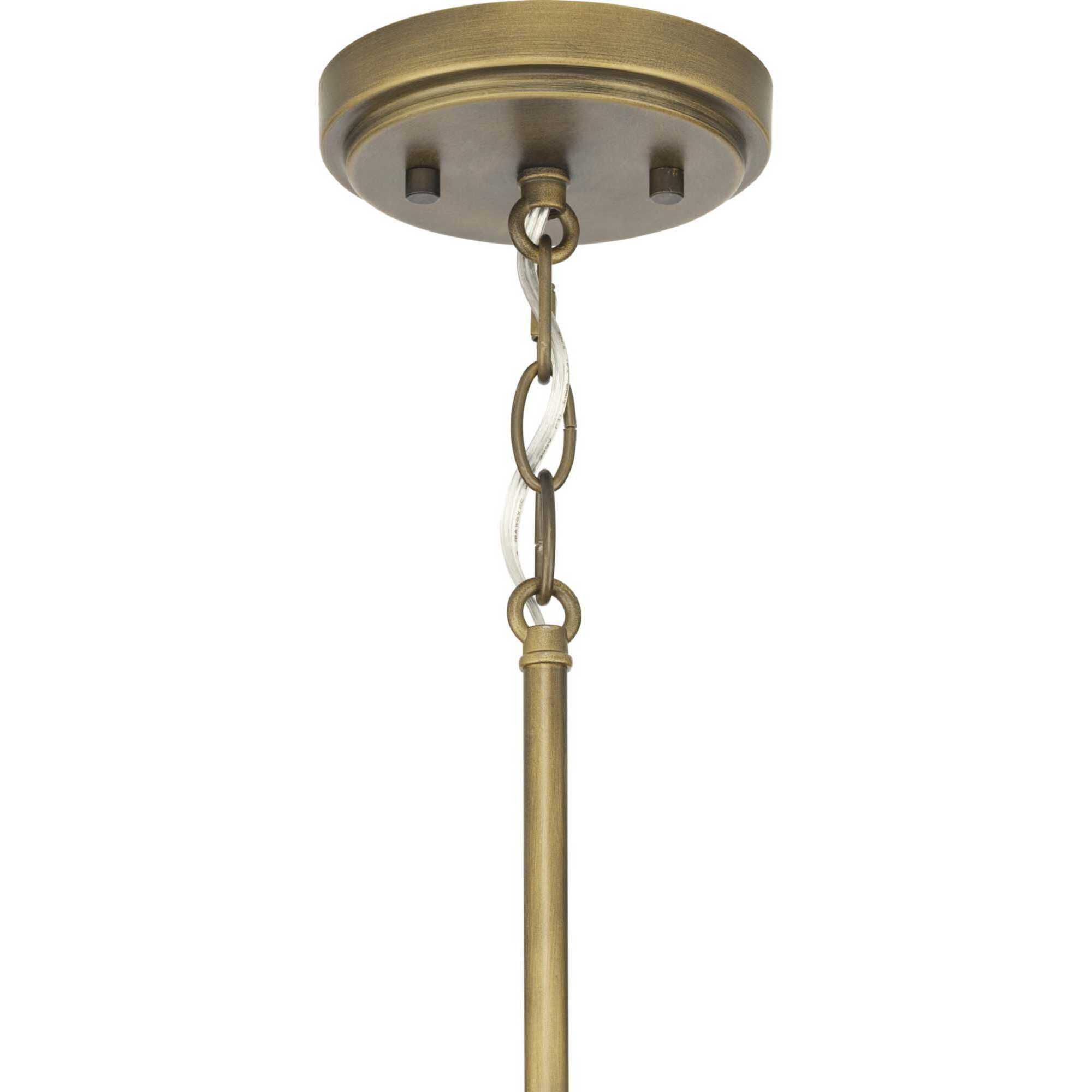 Burgess 4 Light 23.75 inch Aged Bronze Chandelier Ceiling Light, Design Series