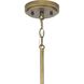 Burgess 4 Light 23.75 inch Aged Bronze Chandelier Ceiling Light, Design Series