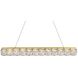 Valetta 1 Light 36 inch Gold Linear Pendant Ceiling Light