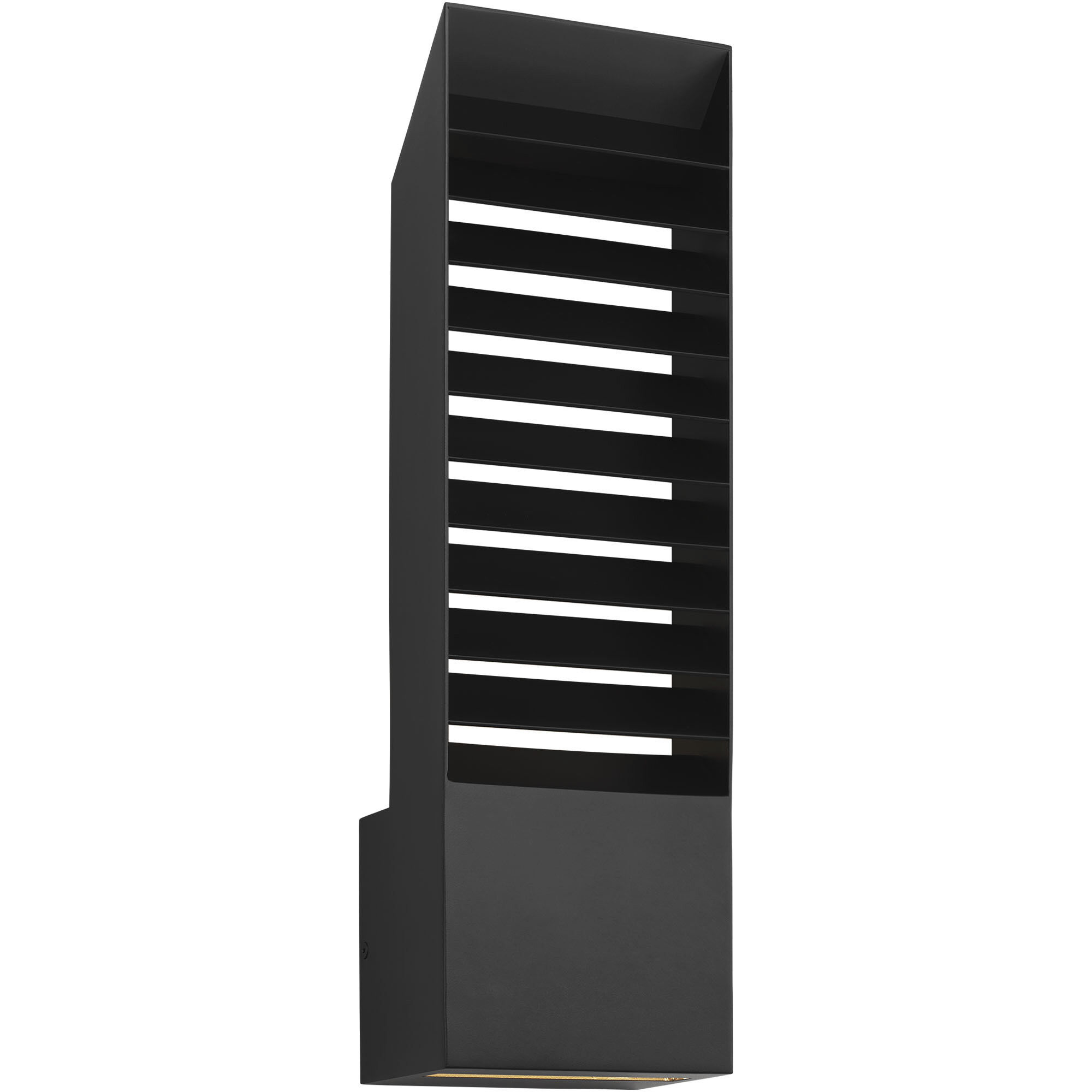 Kelly by Kelly Wearstler Lamel LED 19 inch Outdoor Black Outdoor Wall Lantern