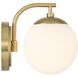 Maverick Bath Vanity Light Wall Light in Vibrant Gold