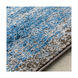 Amadeo 87 X 63 inch Denim/Light Gray/Medium Gray/Dark Brown/Black Rugs, Polypropylene and Polyester