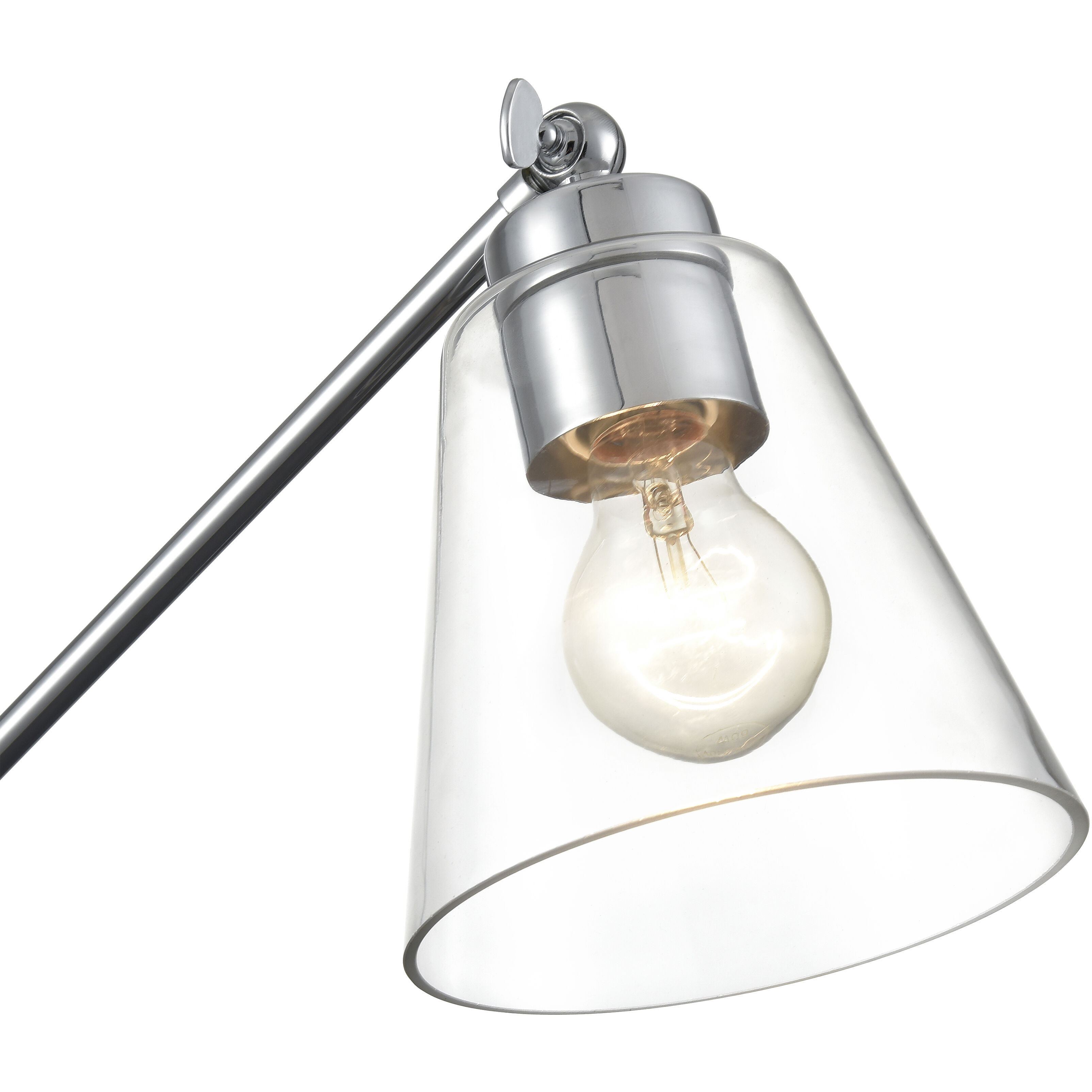 East Point 17 inch 60 watt Polished Chrome Swingarm Sconce Wall Light