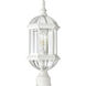 Boxwood 1 Light 19 inch White Outdoor Post Light