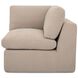Cates Beige Corner Chair