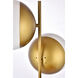 Eclipse 3 Light 18 inch Brass Pendant Ceiling Light