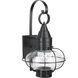 Classic Onion 1 Light 18.5 inch Black Outdoor Sconce