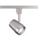 Ocularc 1 Light 120 Brushed Nickel Track Head Ceiling Light in 1800K