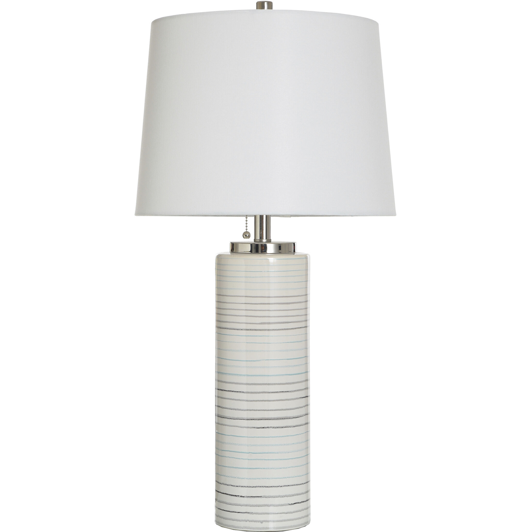 Ellis 29 inch 100.00 watt Pastel Turquoise and Warm Gray and Silver Table Lamp Portable Light
