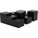 Stein 48 X 48 inch Matte Black Coffee Table