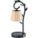 Ivy 14.75 inch 50 watt Black Candlewarmer Lamp Portable Light, Simplee Adesso