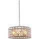 Prado 6 Light 26 inch Oxidized Silver Leaf Pendant Chandelier Ceiling Light