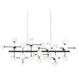 Nebula LED 68.75 inch Satin Black Chandelier Ceiling Light