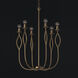 Cohen 6 Light 22 inch Mystic Luster Chandelier Ceiling Light