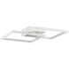 Squared LED 18.5 inch White Flush Mount Convertible Ceiling Light