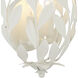 Broche Bath Wall Light in Matte White