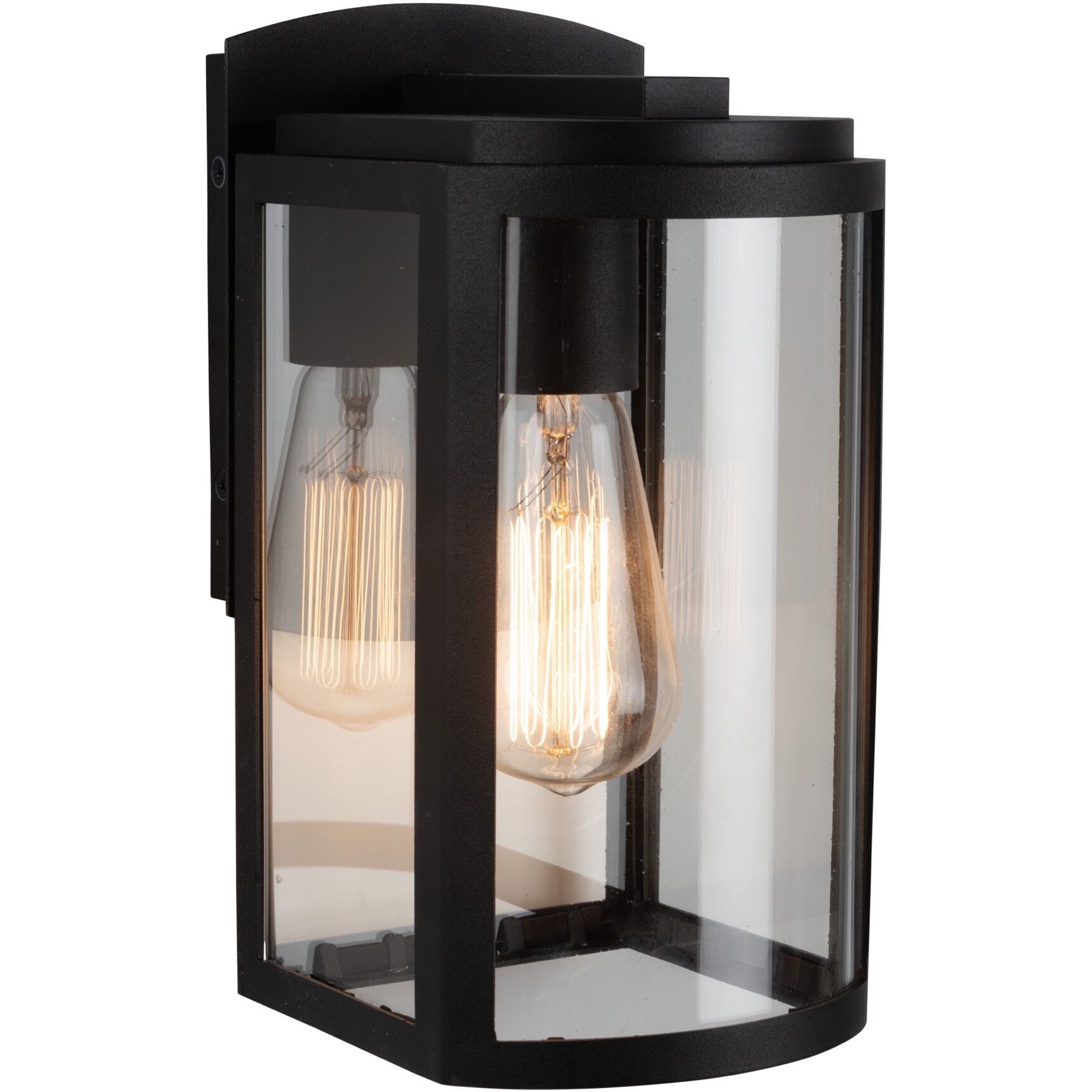 Lakewood LED 5 inch Matte Black Outdoor Wall Light