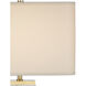 Casey 29.75 inch 150 watt Natural and Brass Table Lamp Portable Light