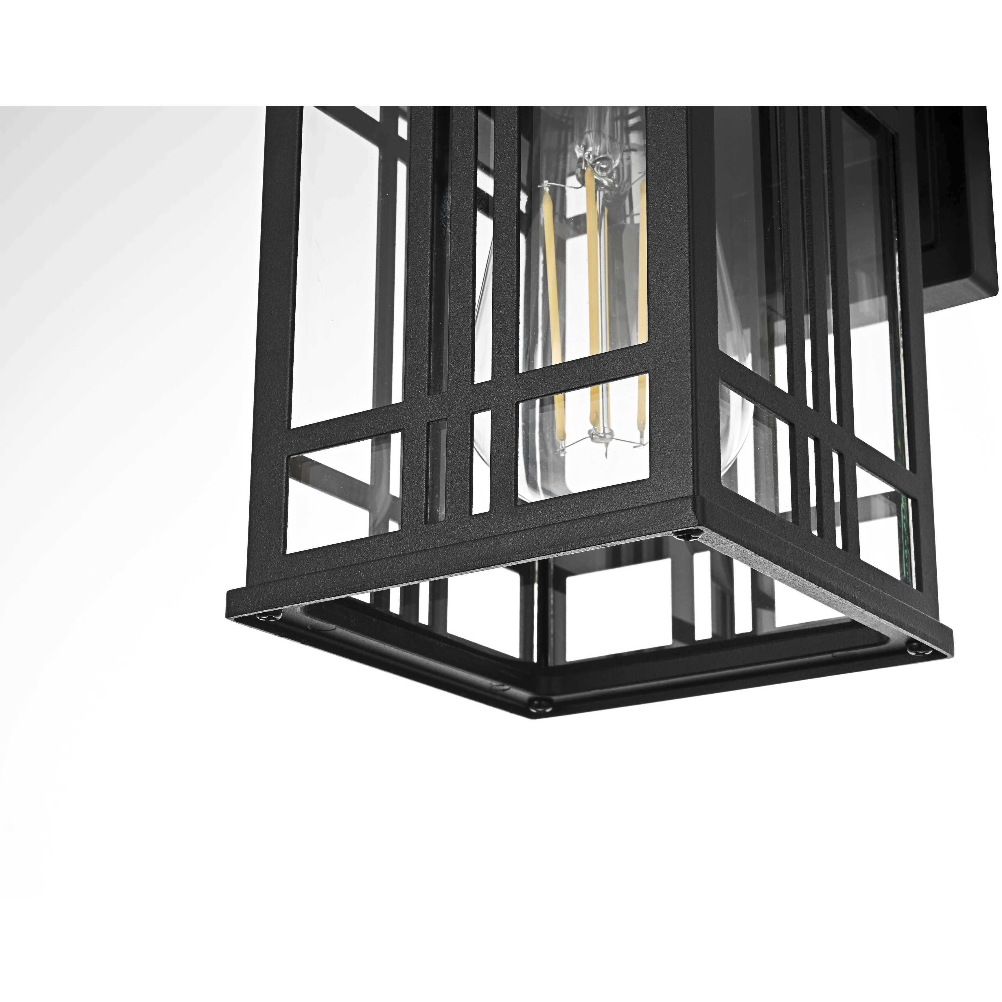 Harley 1 Light 10 inch Black Outdoor Wall Sconce