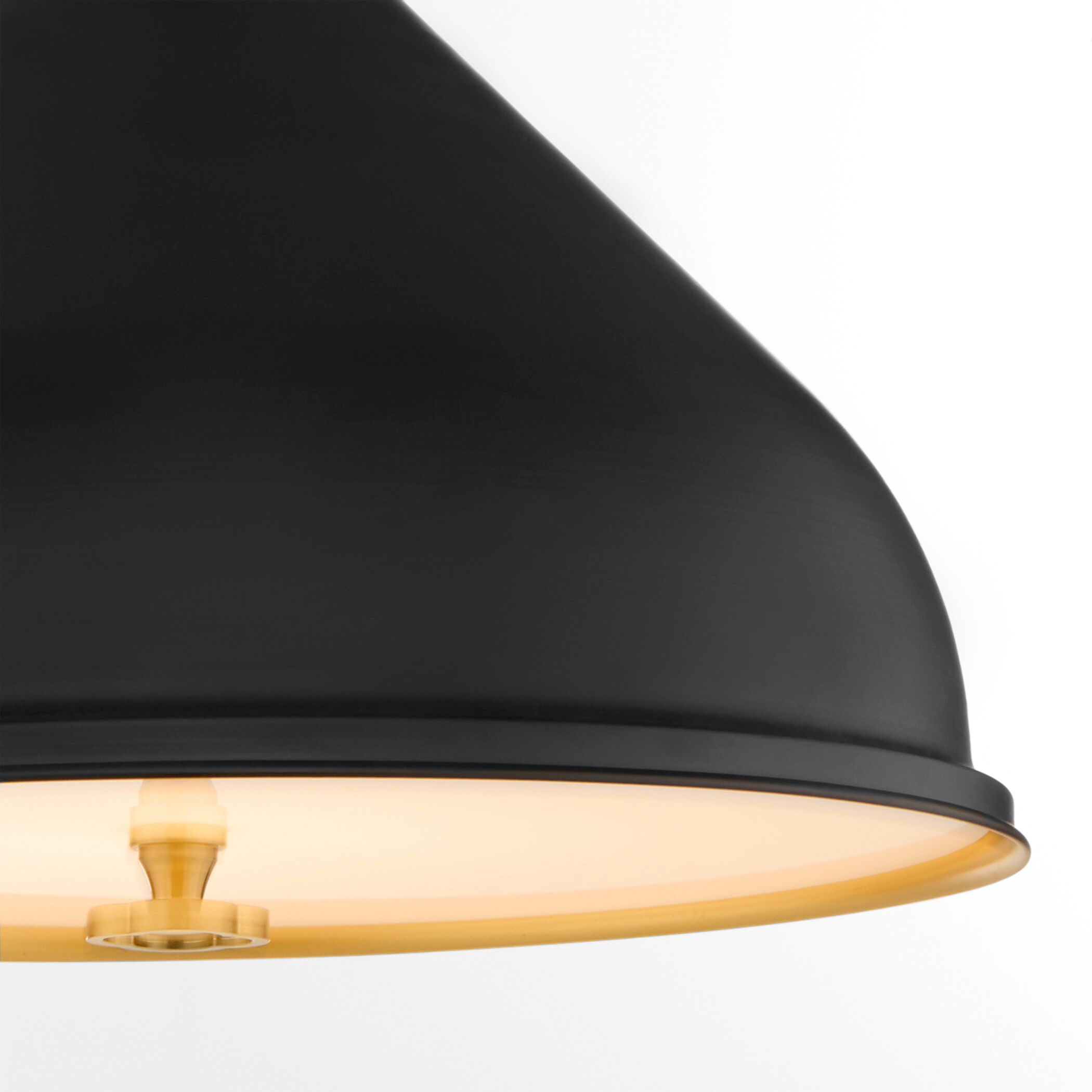 Bonnel 1 Light 16 inch Matte Black and Aged Brass Pendant Ceiling Light
