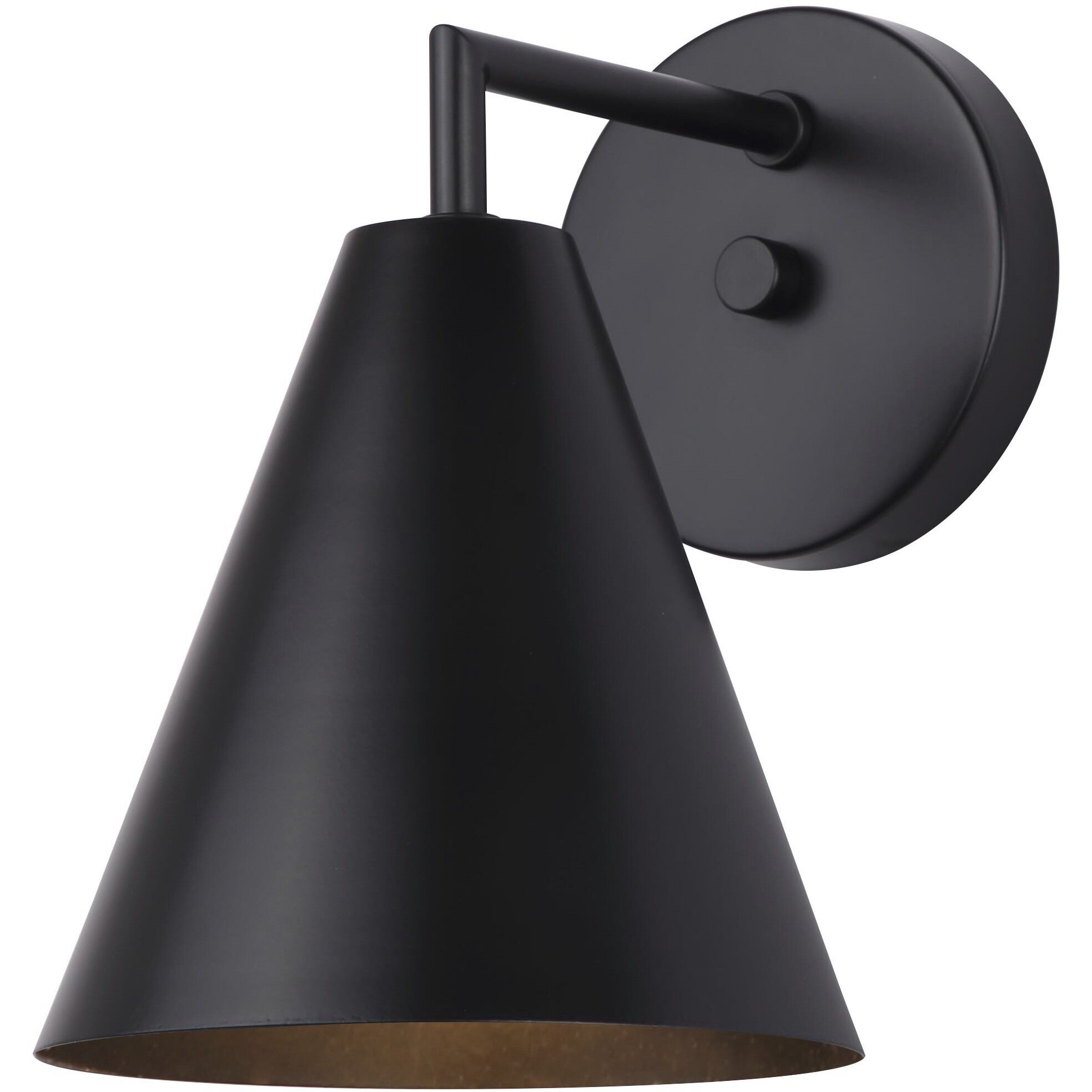 Emeri 1 Light 10 inch Matte Black Outdoor Down Light
