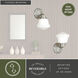 Huntley LED 6.75 inch Satin Nickel Bathroom Light Wall Light