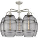 Ballston Vaz 5 Light 26 inch Satin Nickel Stem Hung Chandelier Ceiling Light