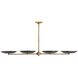 Griffith 55 X 10 inch Bronze Linear Chandelier Ceiling Light
