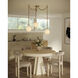 Alora Mood Cherise 3 Light 6.75 inch Brushed Gold Pendant Ceiling Light