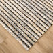 Natural Luxe 130 X 94 inch Blue Rug in 8 x 11