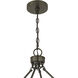 Tucker 4 Light 26 inch Mediterranean Bronze Pendant Ceiling Light