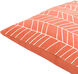 Lachen 20 inch Burnt Orange Pillow Kit in 20 x 20, Square