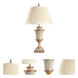 Chelsea House 32 inch Old Blue/Hand Table Lamp Portable Light