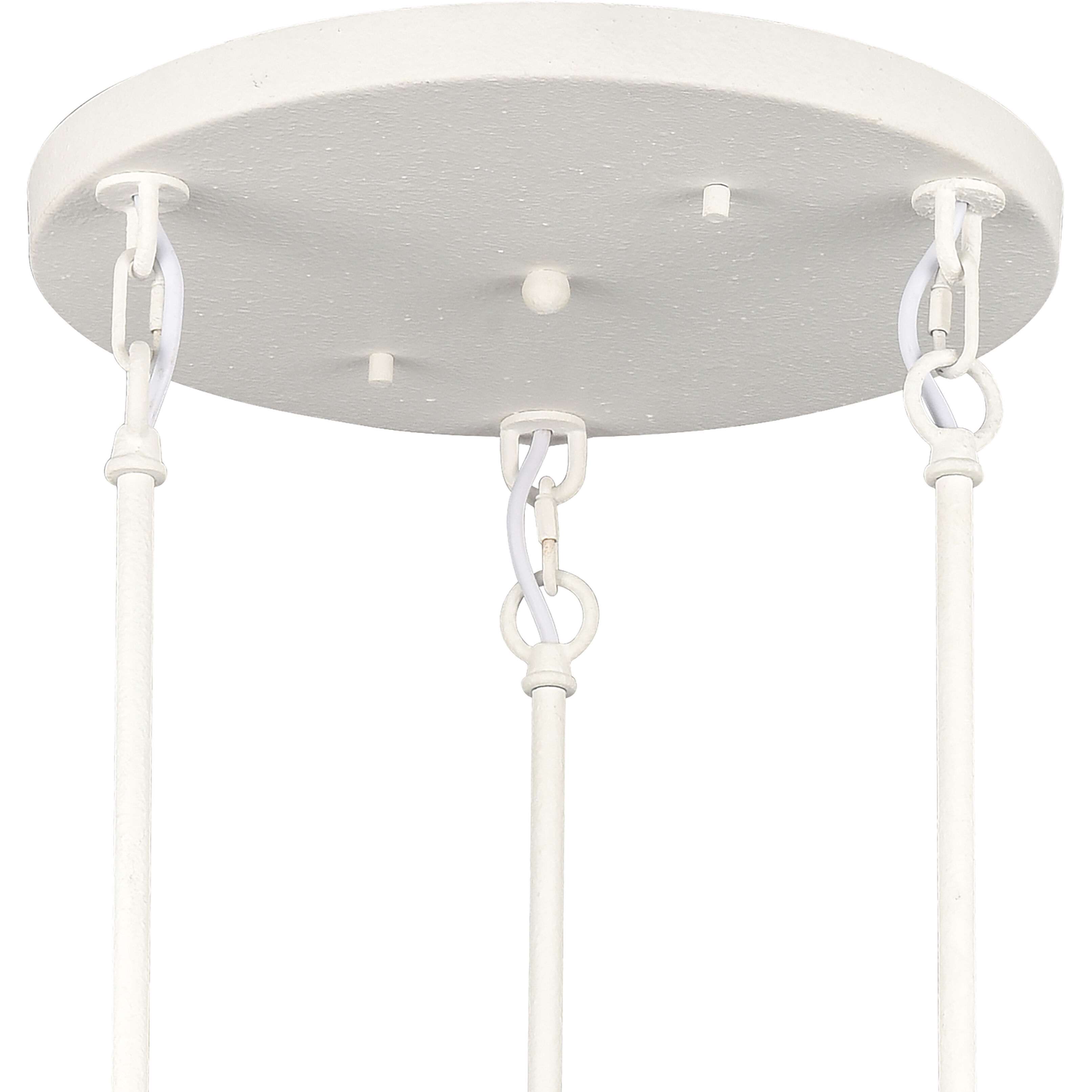 Cape May 3 Light 21 inch White Coral Pendant Ceiling Light