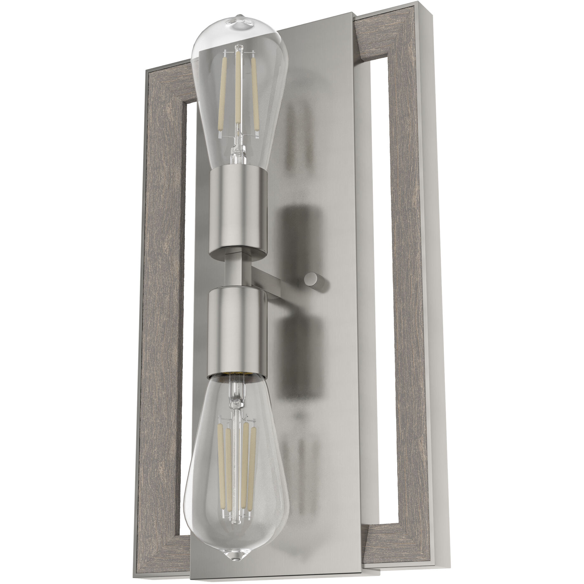 Woodburn 2 Light 9 inch Brushed Nickel Wall Sconce Wall Light