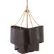 Zyra 3 Light 19 inch Legacy Brass and Dark Bronze Pendant Ceiling Light