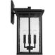 Barrett 4 Light 22 inch Black Outdoor Wall Lantern
