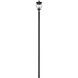 Davina 4 Light 143.25 inch Black Outdoor Post Mounted Fixture in G9