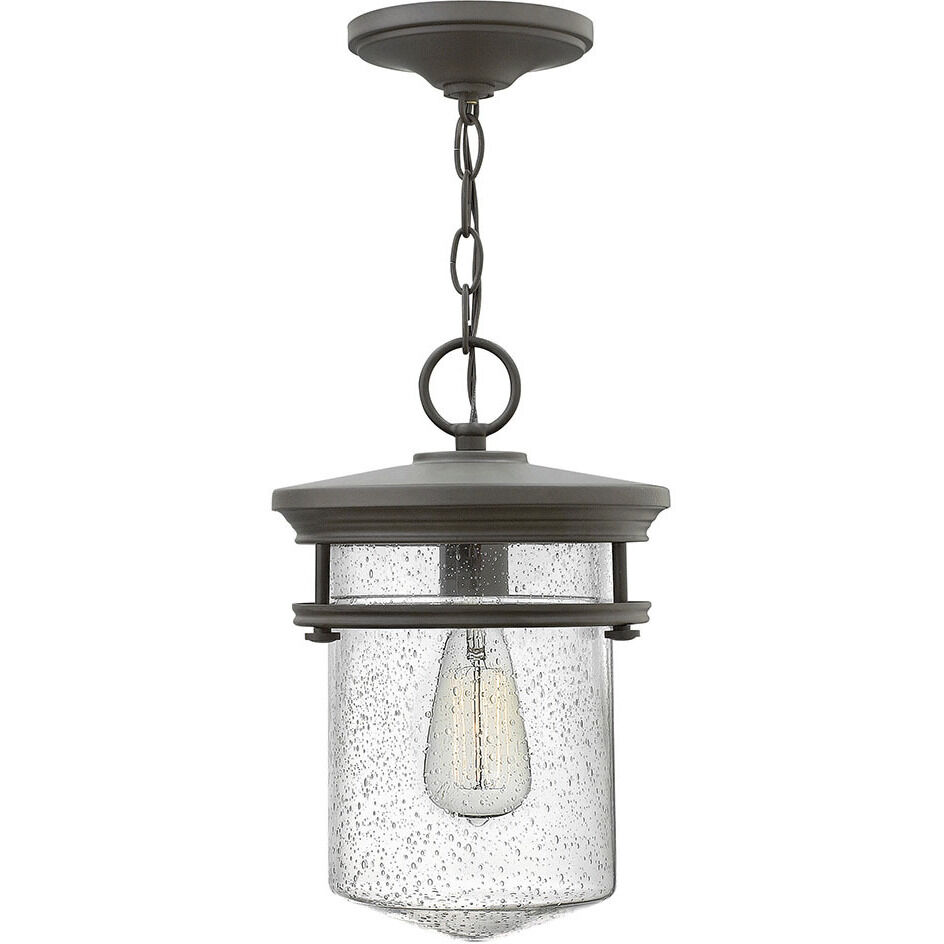 Hadley LED 9 inch Buckeye Bronze Outdoor Hanging Lantern