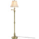 Signature 62 inch 100 watt Antique Brass Floor Lamp Portable Light