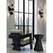 Inyo 2 Light 11 inch Natural/Satin Black Wall Sconce Wall Light