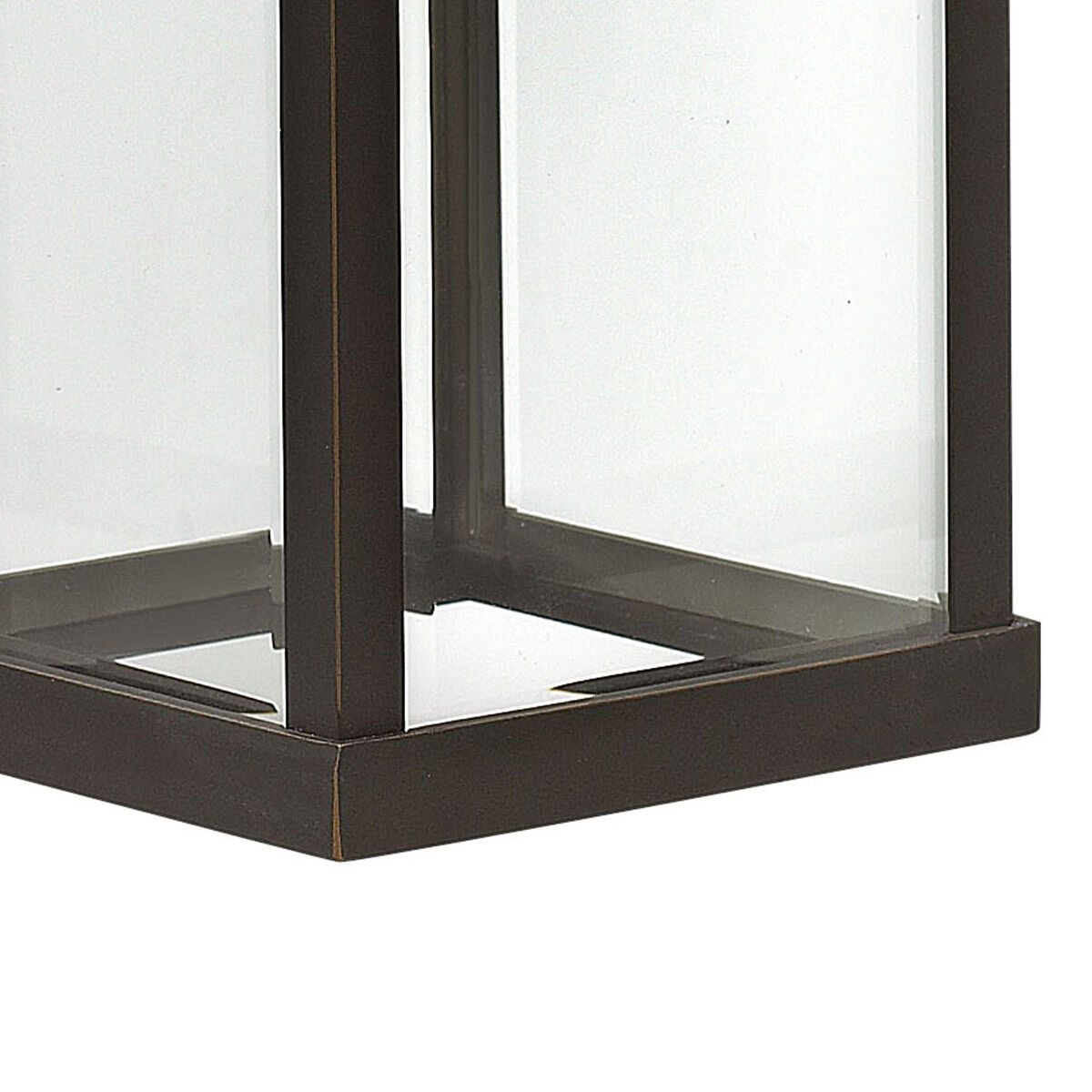 Manhattan LED 11 inch Oil Rubbed Bronze Outdoor Hanging Lantern