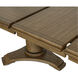 Jamie 76 X 46 inch Brown Extension Dining Table