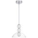 Elway LED 12 inch Polished Chrome Pendant Ceiling Light