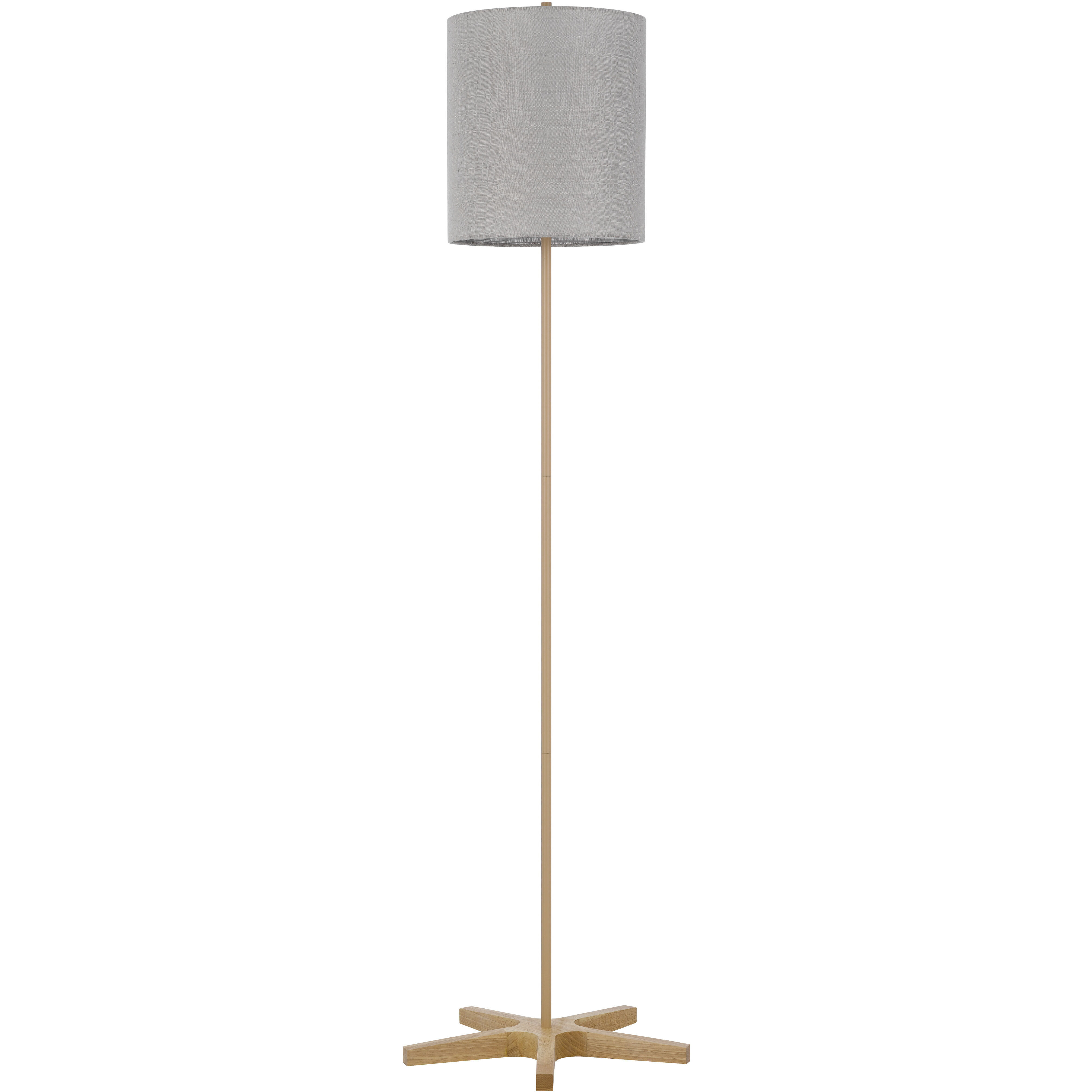 Pole 62 inch 100.00 watt Light Oak Floor Lamp Portable Light