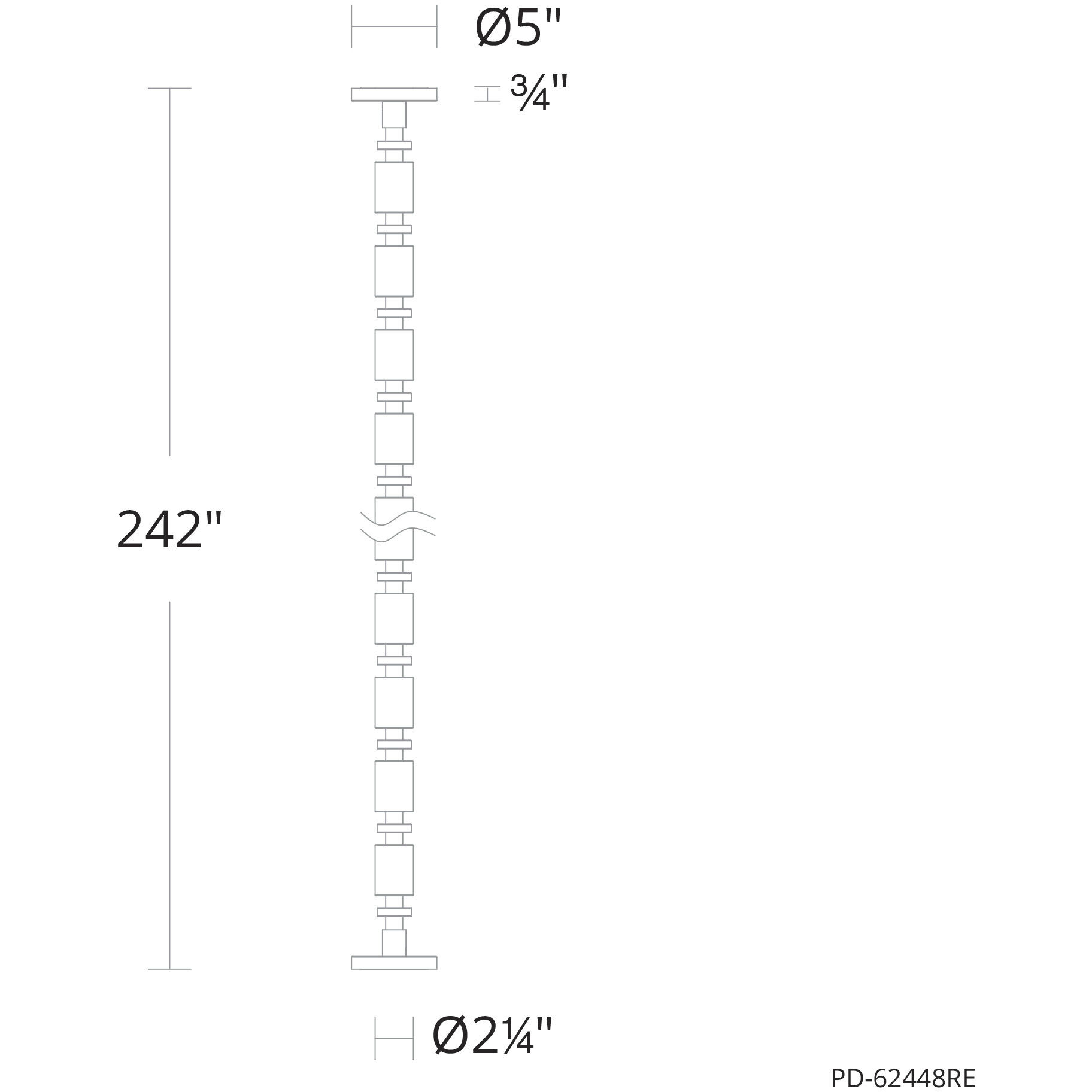 Entice 48 Light 2 inch Aged Brass Pendant Ceiling Light in 4000K