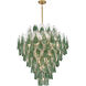 Verla Crest 21 Light 32.5 inch Legacy Brass Pendant Ceiling Light