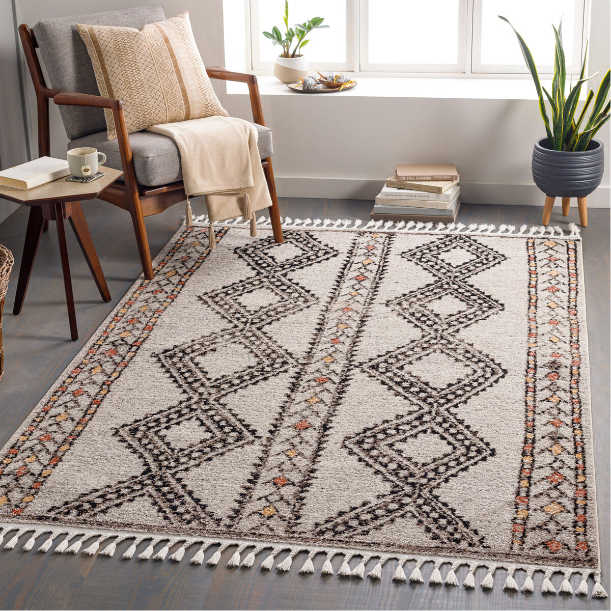 Blackburn 120 X 94 inch Light Gray Rug, Rectangle