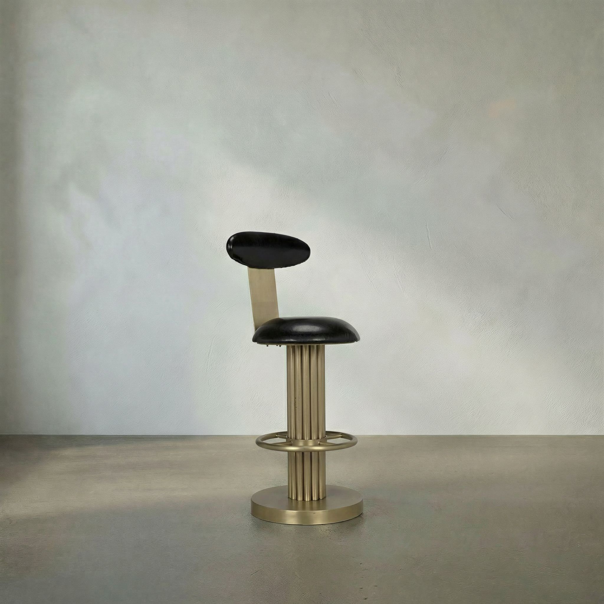 Sedes 39 inch Antique Brass Counter Stool